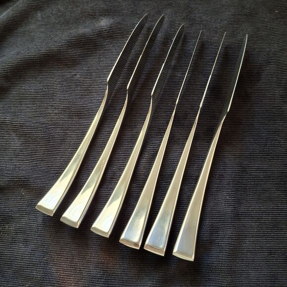 JA Henckels Zwilling BELLASERA 18/10 Stainless 6 Piece Dinner Knives Flatware - Picture 6 of 10